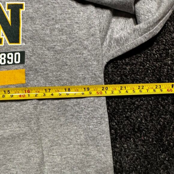 North Dakota State Bison Shirt Men L Gray Cotton Long Sleeve Graphic University - Picture 4 of 5